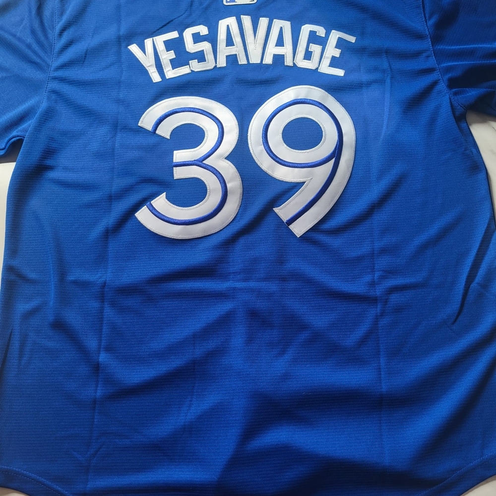 Nike Blue Jays Royal Blue Men's Baseball Jersey Tre YESAVAGE - Picture 5 of 6